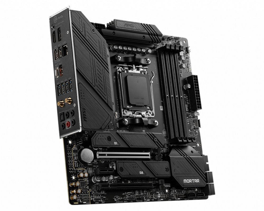 MSI MAG B650M Mortar WIFI | Socket AM5 | AMD B650 | 4xDDR5 | Micro-ATX | Moederbord - Matmuis - Matmuis