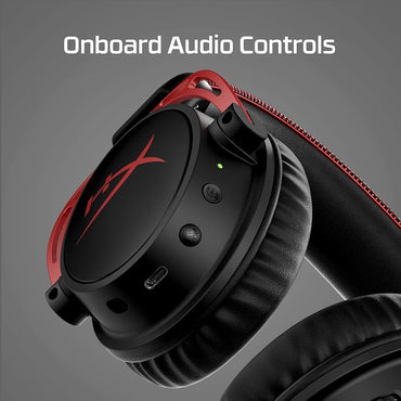 HyperX Cloud Alpha | Draadloze Over-ear Gaming Headset | USB-A | Zwart/Rood - Matmuis - Matmuis