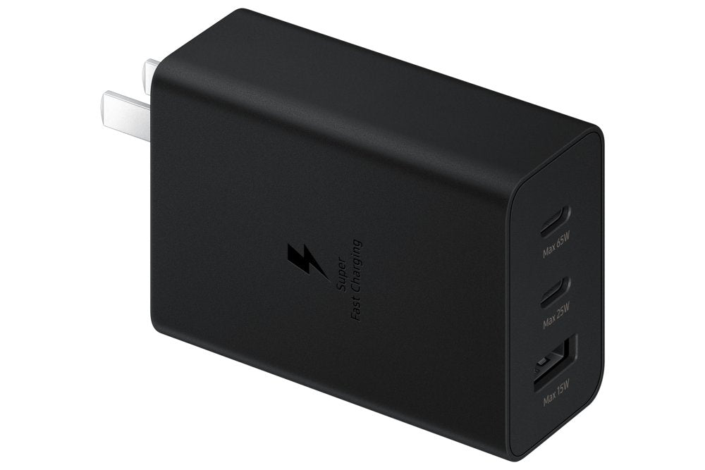 Samsung EP-T6530 | Oplader 65W | 2x USB-C & 1x USB-A | Zwart