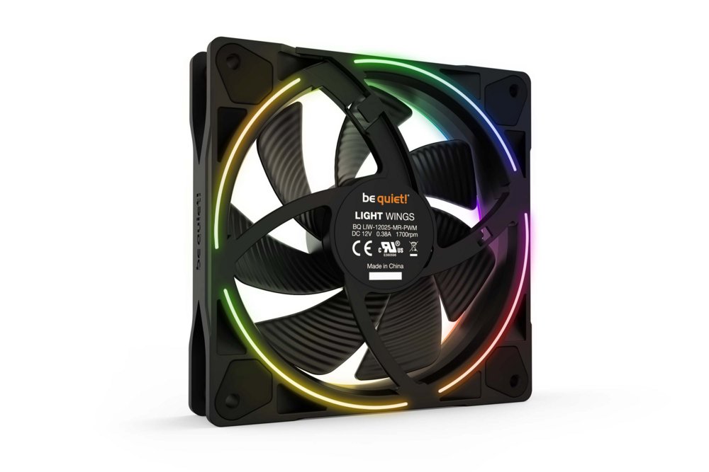 be quiet! Light Wings RGB | 120mm PWM Case Fan - Matmuis - Matmuis