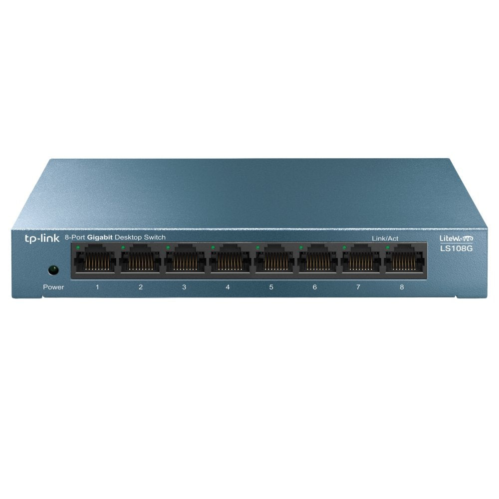 TP-Link LS108G | Unmanaged Switch | 8 Poorten | Gigabit Ethernet (10/100/1000 Mbps) | Desktop - Matmuis