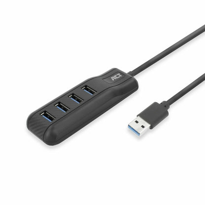 ACT AC6320 | USB 3.2 Gen 1 Interface Hub | Type-A | 5 Gbps | Zwart - Matmuis - Matmuis