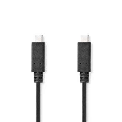 Nedis CCGL64750BK10 | USB 3.2 Gen 2 | USB-C naar USB-C | 1m | Zwart - Matmuis - Matmuis