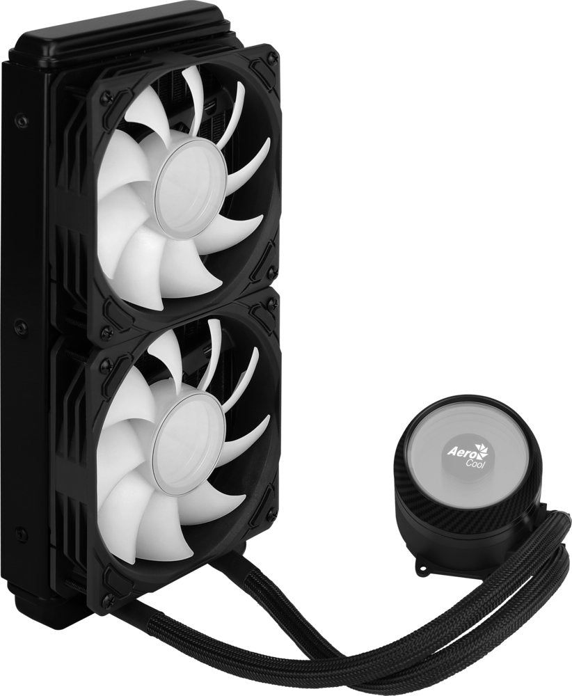Aerocool Mirage L240 2 x 120MM ARGB RGB/GAMING Waterkoeler - Matmuis