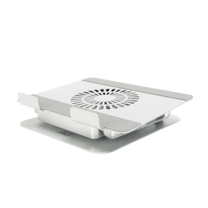 ACT AC8106 | 360° Draaibare Laptopstandaard | Met Ventilator | Traploos Verstelbaar - Matmuis
