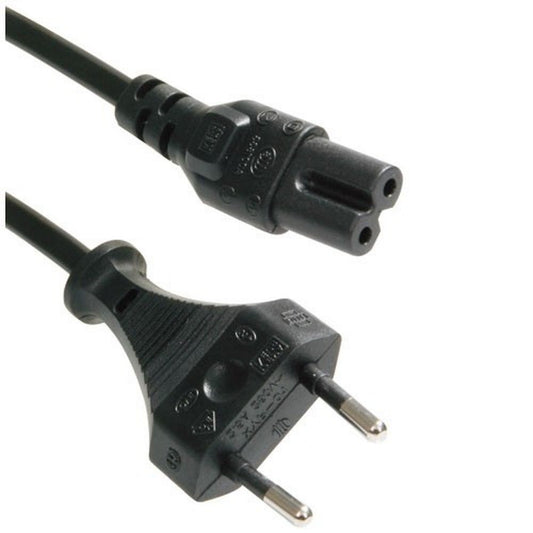 Gembird electriciteitssnoer | 2-pin | Zwart | 1,8 m | PC-184-VDE - Matmuis
