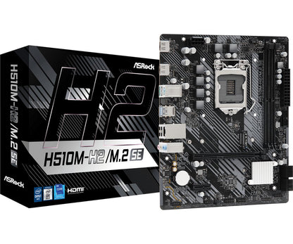 Asrock H510M-H2/M.2 SE | Socket LGA 1200 | Intel H470 | 2xDDR4 | Micro-ATX | Moederbord - Matmuis - Matmuis