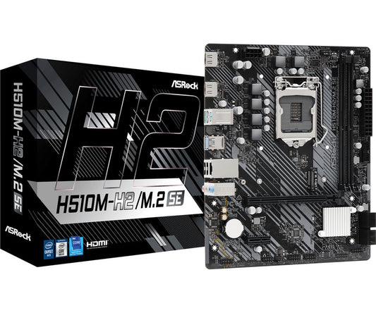 Asrock H510M-H2/M.2 SE | Socket LGA 1200 | Intel H470 | 2xDDR4 | Micro-ATX | Moederbord - Matmuis - Matmuis