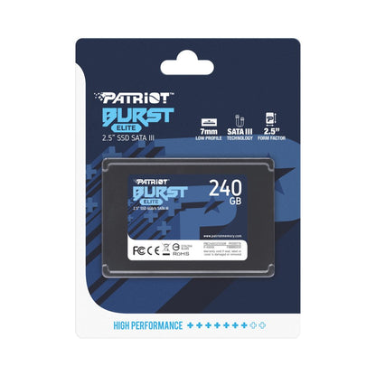 Patriot Burst Elite | 240GB SATA SSD | 2.5 inch | SATA III - Matmuis