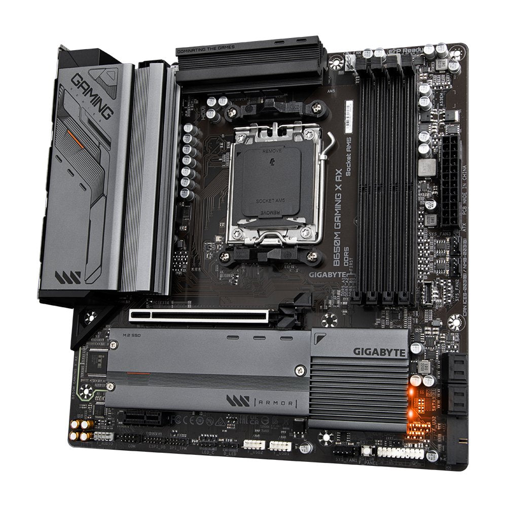 Gigabyte B650M GAMING X AX (rev. 1.x) | Socket AM5 | AMD B650 | 4xDDR5 | Micro-ATX | Moederbord - Matmuis - Matmuis