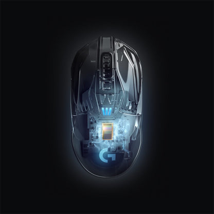 Logitech G903 Lightspeed | Ambidextrous Draadloze Gaming Muis | RF-Draadloos + USB-A | 25.600 DPI | Zwart - Matmuis - Matmuis