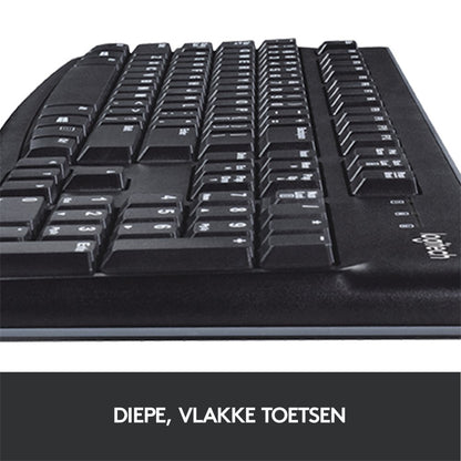 Logitech K120 | Zakelijk Bedraad Toetsenbord | QWERTY - Matmuis - Matmuis