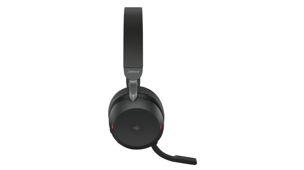 Jabra Evolve2 75 | Draadloze Headset USB-C Adapter | MS Teams | Zwart - Matmuis - Matmuis