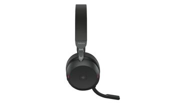Jabra Evolve2 75 | Draadloze Headset USB-C Adapter | MS Teams | Zwart - Matmuis - Matmuis