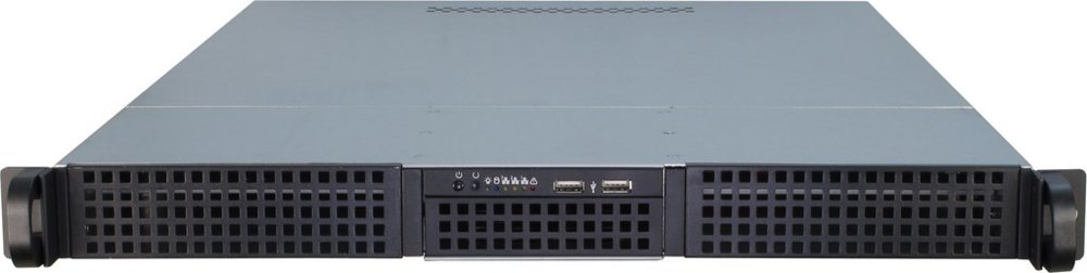 Inter-Tech IPC 1U-10265 | Server Rack Case | Zwart | ATX - Matmuis