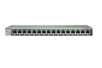 Netgear ProSAFE GS116GE | Unmanaged Switch | 16 Poorten | Gigabit Ethernet (10/100/1000 Mbps) | Desktop - Matmuis