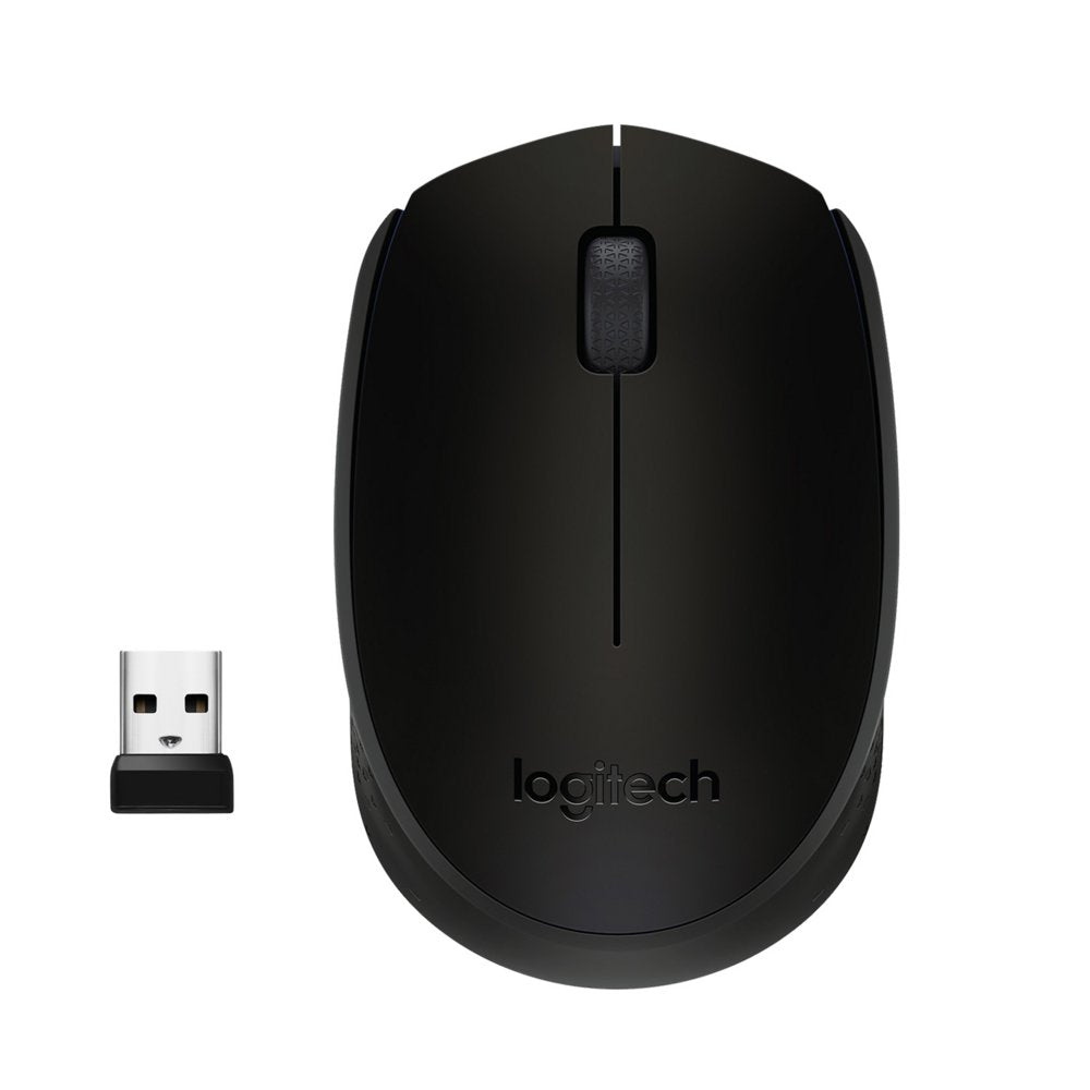Logitech M171 | Draadloze Muis | Links- en Rechtshandig | RF | 1000 DPI | Zwart - Matmuis - Matmuis