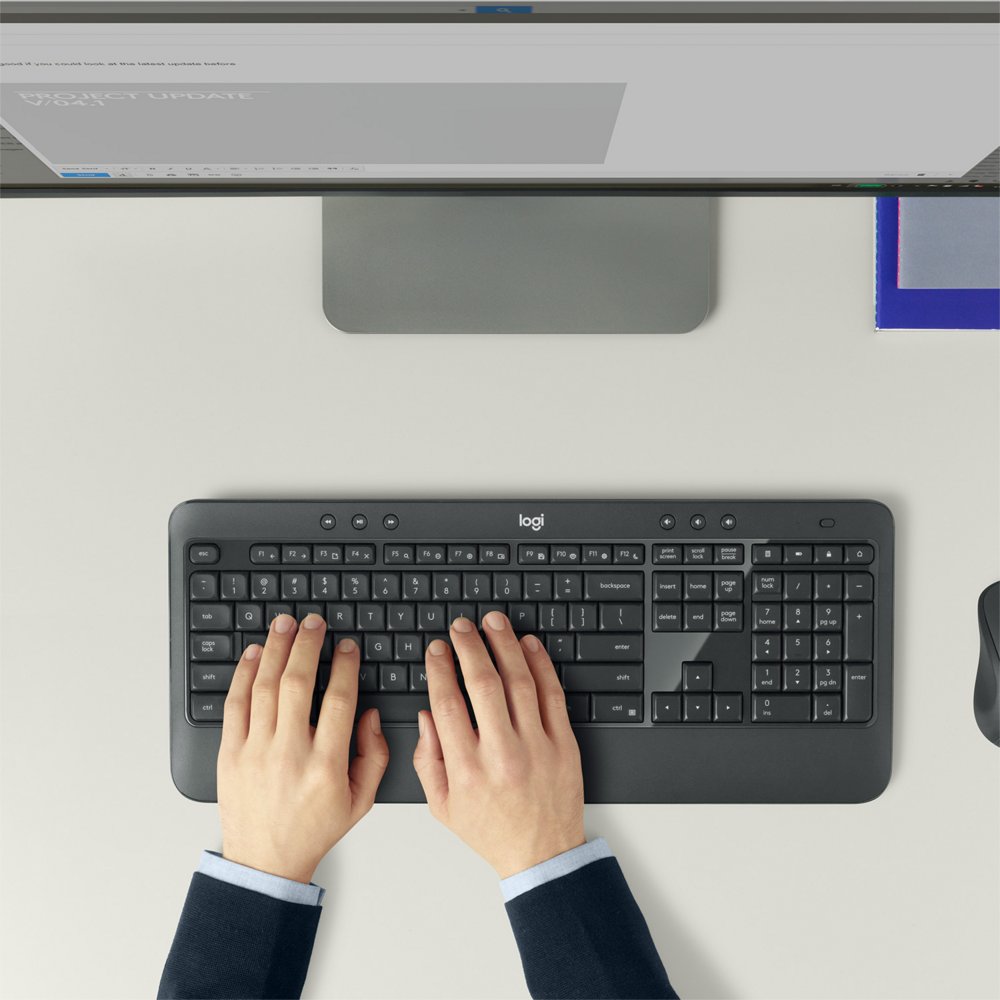 Logitech MK540 Advanced | Draadloze Muis- en Toetsenbordcombo | AZERTY | België - Matmuis - Matmuis