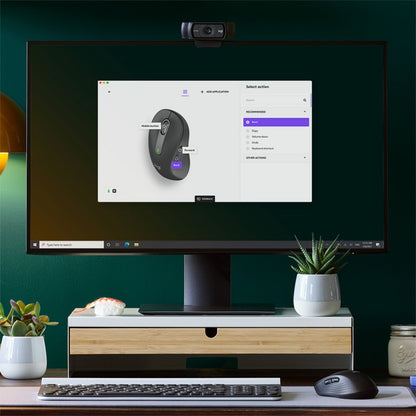 Logitech Signature M650 | Draadloze Muis | Linkshandig | RF + Bluetooth | 2000 DPI | Grafiet - Matmuis - Matmuis