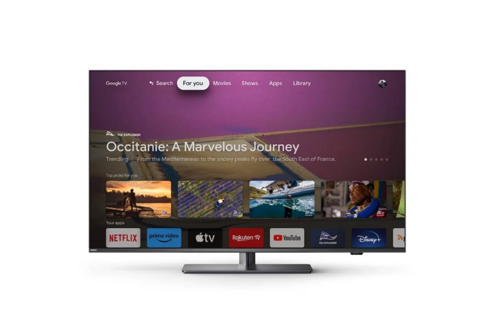 Philips The One 43PUS8848-12 | 43'' 4K Ambilight Smart TV | Google TV | Dolby Vision | 120Hz - Matmuis - Matmuis