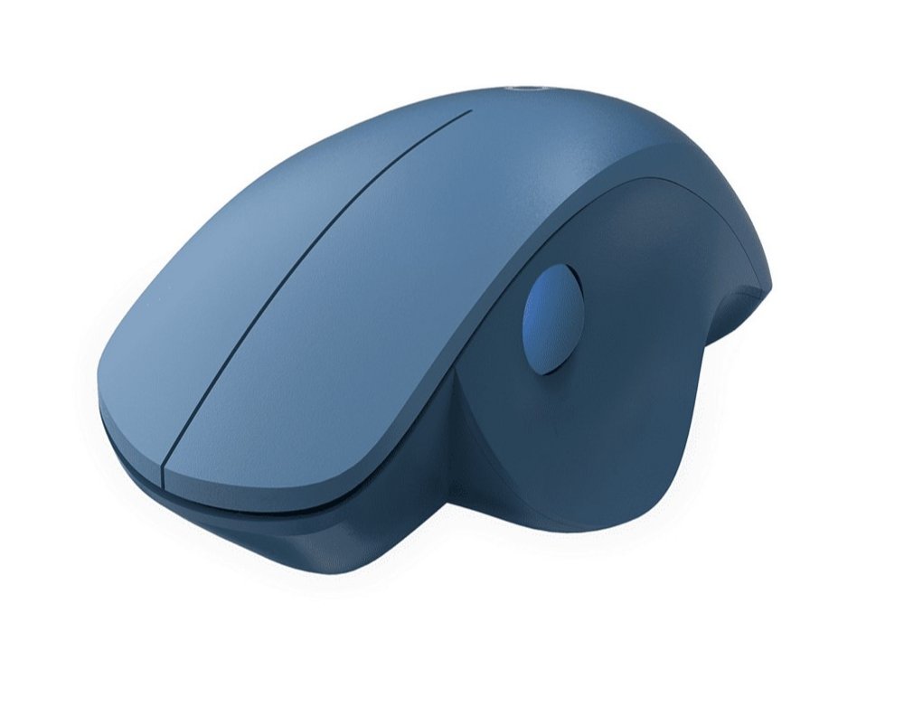 Qware Luton | Draadloze Muis | Rechtshandig | RF | 1600 DPI | Blauw - Matmuis