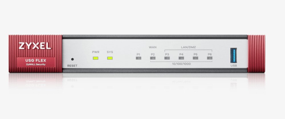 Zyxel USG Flex 100 | Firewall (Hardware) | 900 Mbit/s | 5x Gigabit LAN/WAN | VPN & UTM Beveiliging | Desktopbehuizing - Matmuis