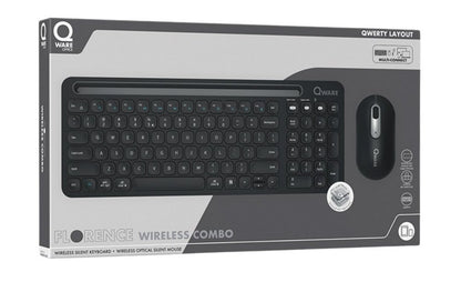 QWARE Wireless Desktop Combo Florence Zwart | Returned - Matmuis