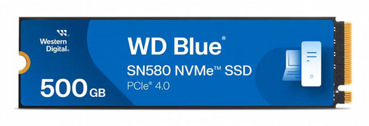 Western Digital Blue SN580 | 500GB NVMe SSD | M.2 Gen4 | 4.000MB/s Lezen | 3.600MB/s Schrijven - Matmuis