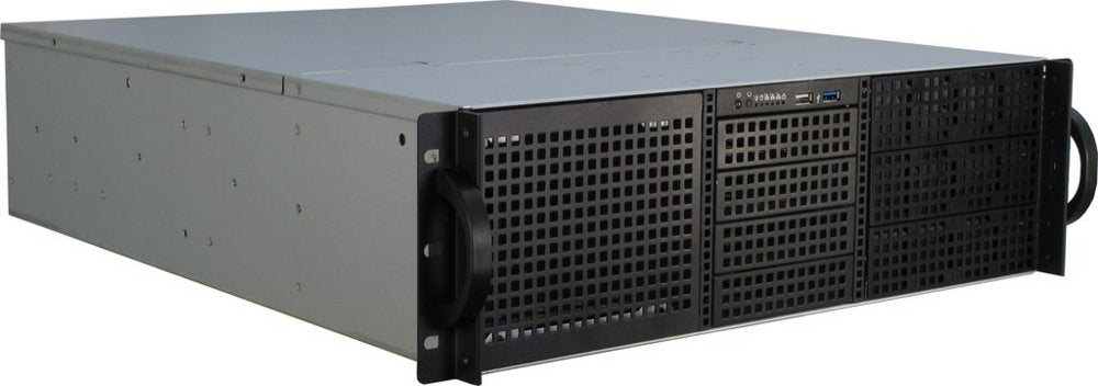 Inter-Tech 3U-30240 | Server Rack Case | Zwart - Matmuis