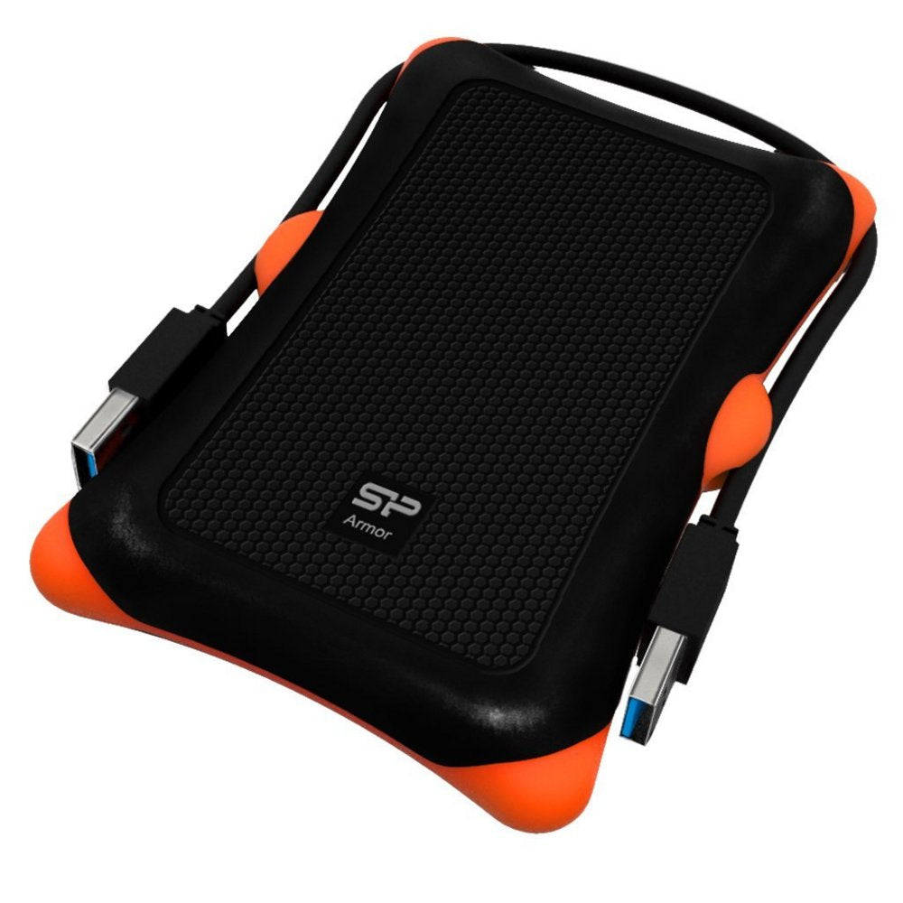 Silicon Power Rugged Armor Externe Harde Schijf | 1TB | USB 3.2 | Zwart - Matmuis