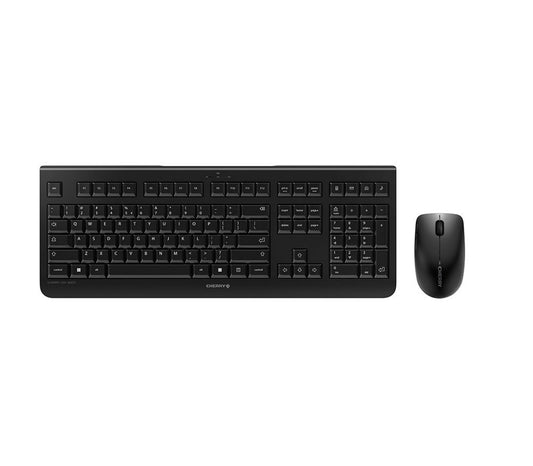 CHERRY DW 3000 | Draadloze Muis- en Toetsenbordcombo | USB-ontvanger | QWERTY US | Zwart - Matmuis - Matmuis