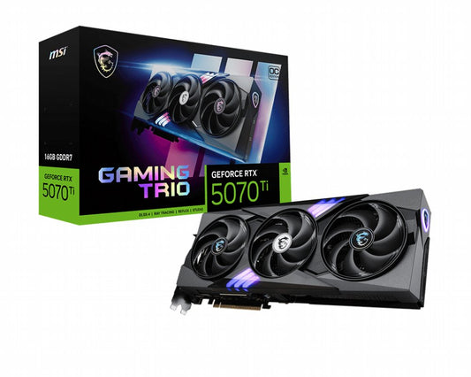 MSI GeForce RTX 5070 Ti GAMING TRIO OC | 16GB GDDR7 | DLSS 4 | Videokaart | Nvidia GPU - Matmuis