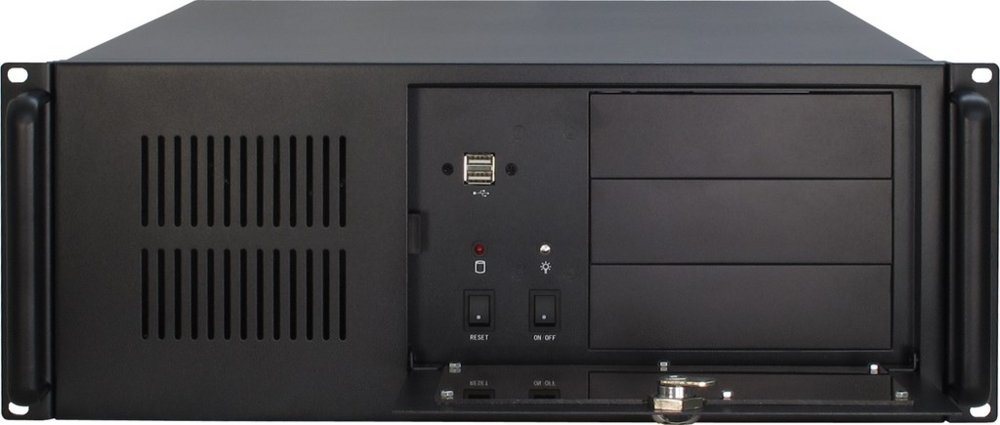 Inter-Tech IPC 4U-4088-S | Server Rack Case | Zwart - Matmuis