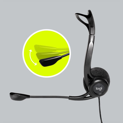 Logitech H960 | Bedrade On-ear Headset USB-A | Zwart - Matmuis - Matmuis
