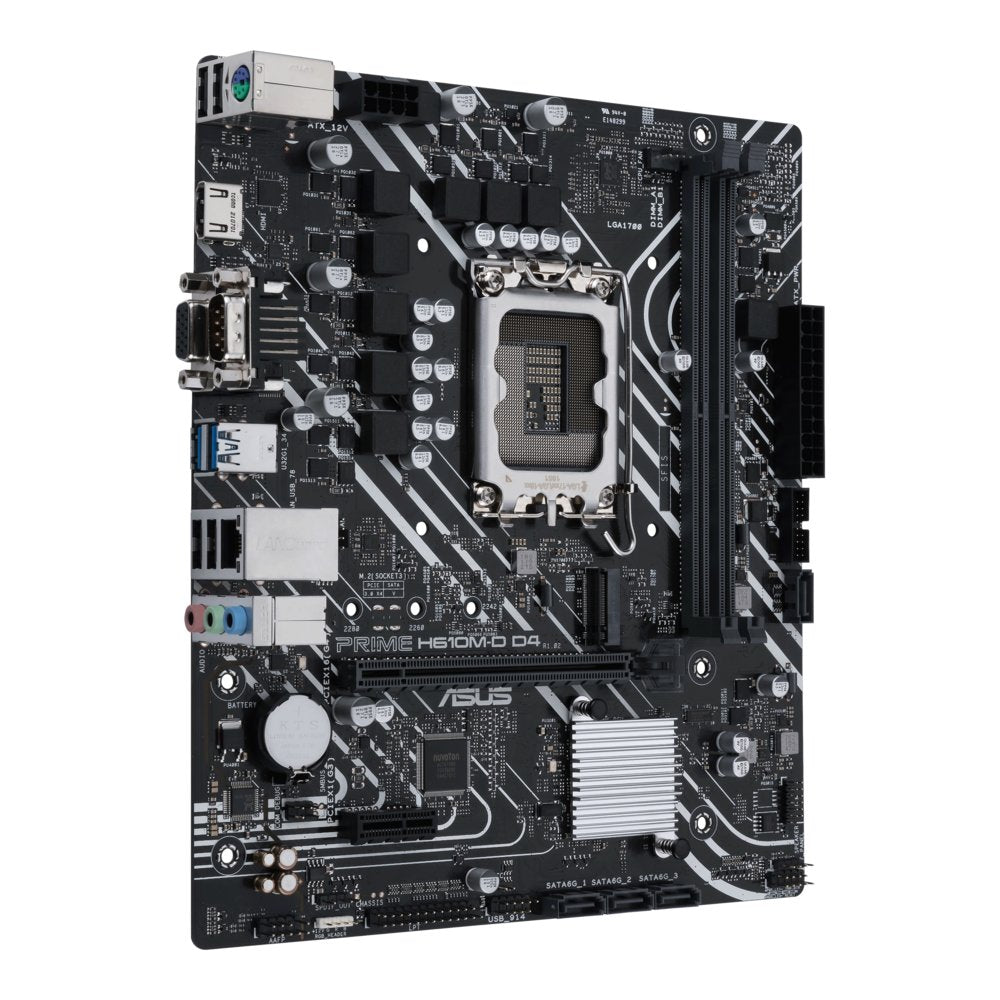 ASUS PRIME H610M-D D4 | Socket LGA 1700 | Intel H610 | 2xDDR4 | Micro-ATX | Moederbord - Matmuis - Matmuis