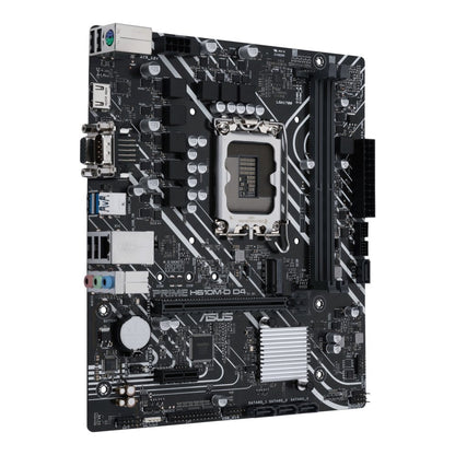 ASUS PRIME H610M-D D4 | Socket LGA 1700 | Intel H610 | 2xDDR4 | Micro-ATX | Moederbord - Matmuis - Matmuis
