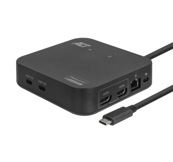 ACT AC7150 | Docking Station | USB-C | Zwart