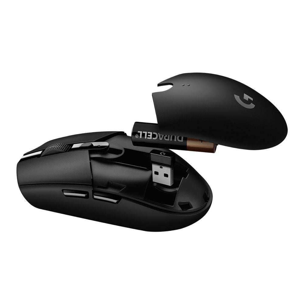 Logitech G305 Lightspeed | Gaming Muis | Rechtshandig | RF | 12000 DPI | Zwart - Matmuis - Matmuis