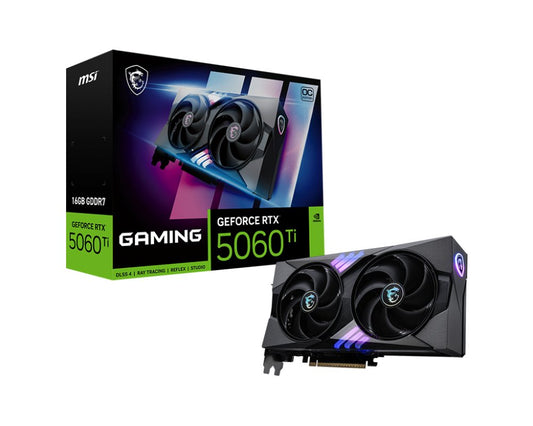 MSI GeForce RTX 5060 Ti Gaming OC | 16GB GDDR7 | DLSS 4 | Videokaart | Nvidia GPU - Matmuis