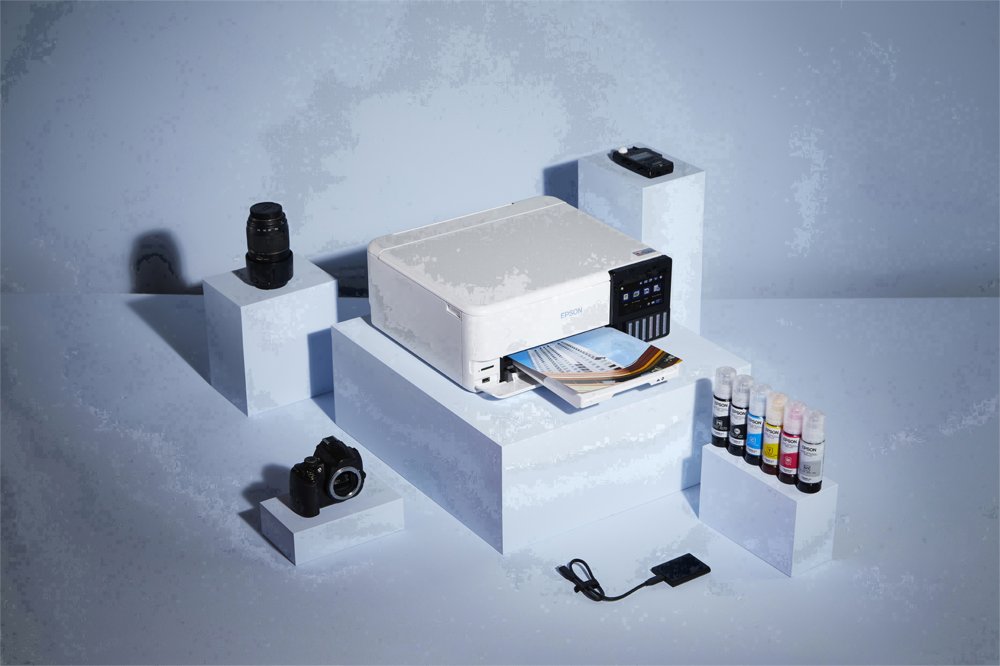 Epson EcoTank ET-8500 | All-in-One Inkjetprinter | 6-Kleuren Inktsysteem | A4 | Wi-Fi | Wit - Matmuis - Matmuis