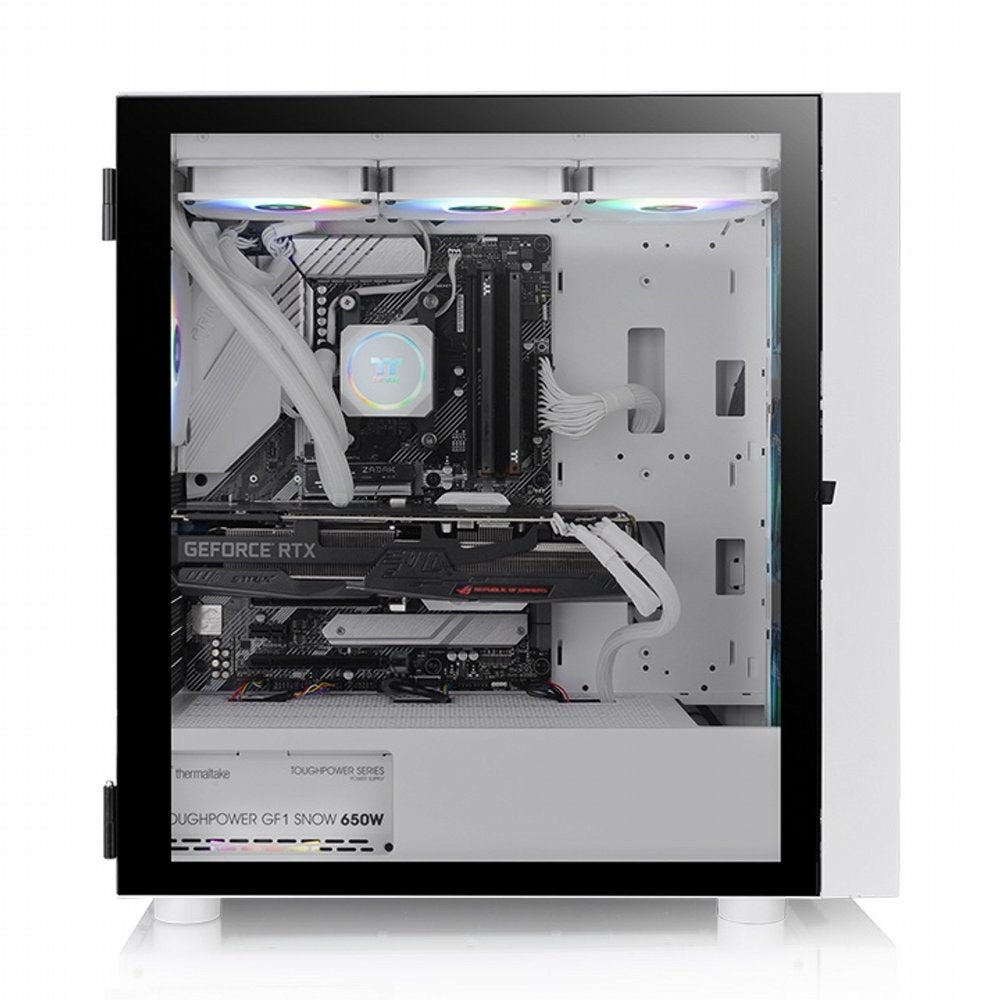 Thermaltake H570 TG ARGB Snow | Mid-Tower Case | Wit - Matmuis