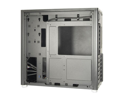 Inter-Tech X2 Duplex Pro | Midi Tower Case | Zwart - Matmuis