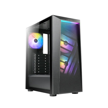 Case Azza Sentinel | Midi Tower | RGB | Zwart - Matmuis