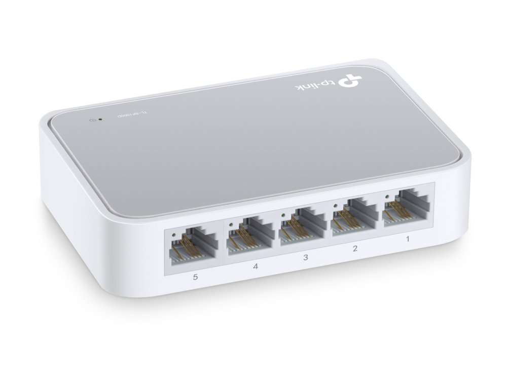 TP-Link TL-SF1005D | Unmanaged Switch | 5-poorts Fast Ethernet (10/100 Mbps) | Wit