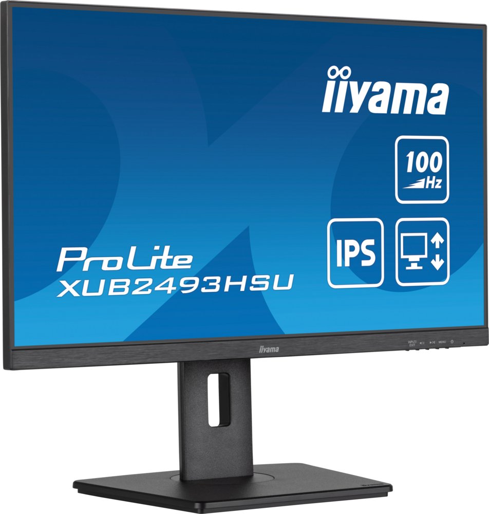Iiyama ProLite XUB2493HSU-B6 24'' | 1920x1080 IPS | 100Hz | AdaptiveSync | USB-Hub | In hoogte verstelbaar | Full HD Monitor