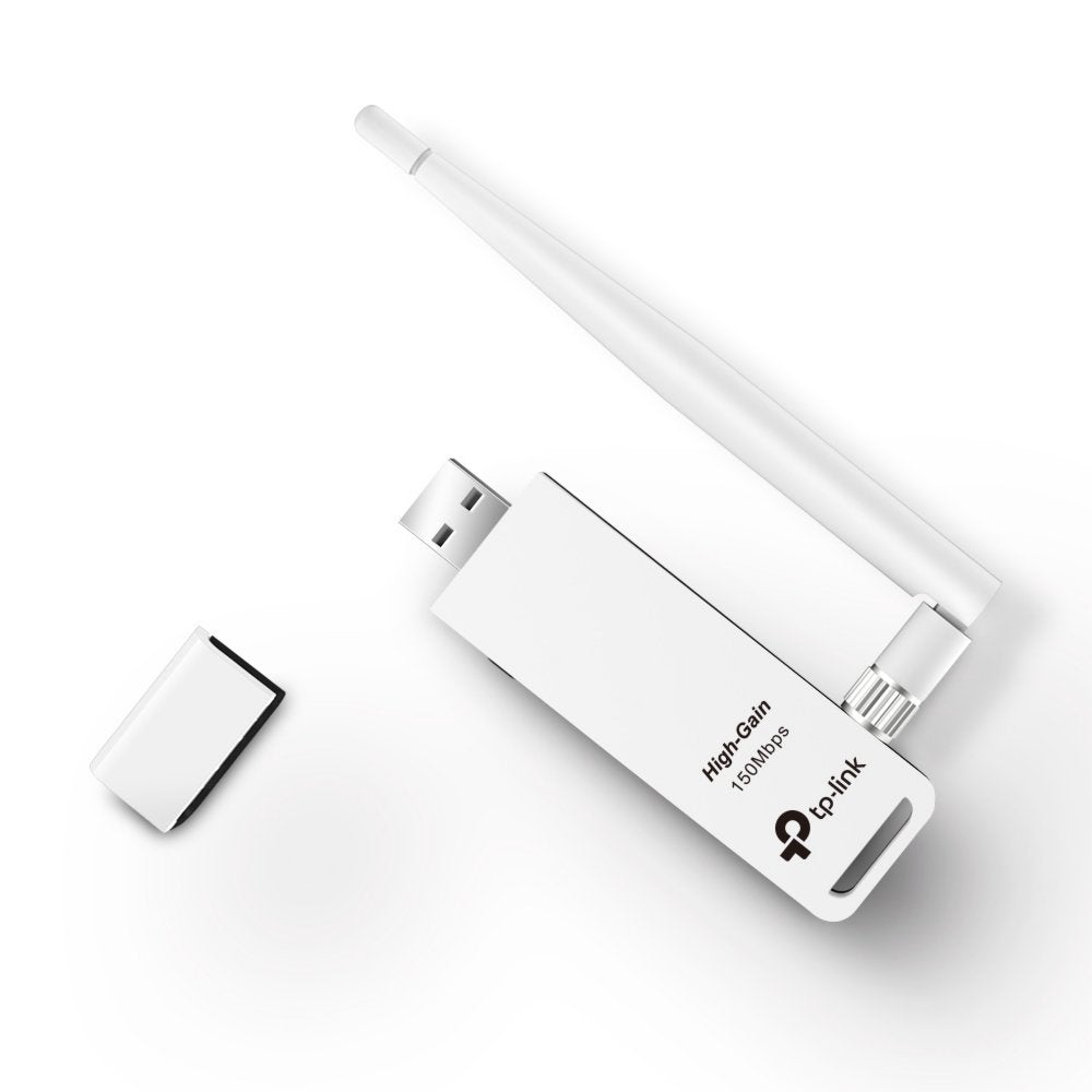 TP-Link TL-WN722N | Wi-Fi 4 USB-adapter | 150 Mbps | 2,4 GHz | USB 2.0 | Zwart - Matmuis