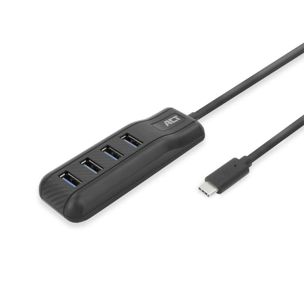 ACT AC6420 | USB 3.2 Gen 1 (3.1 Gen 1) Type-C Interface Hub | 5000 Mbit/s | Zwart - Matmuis - Matmuis