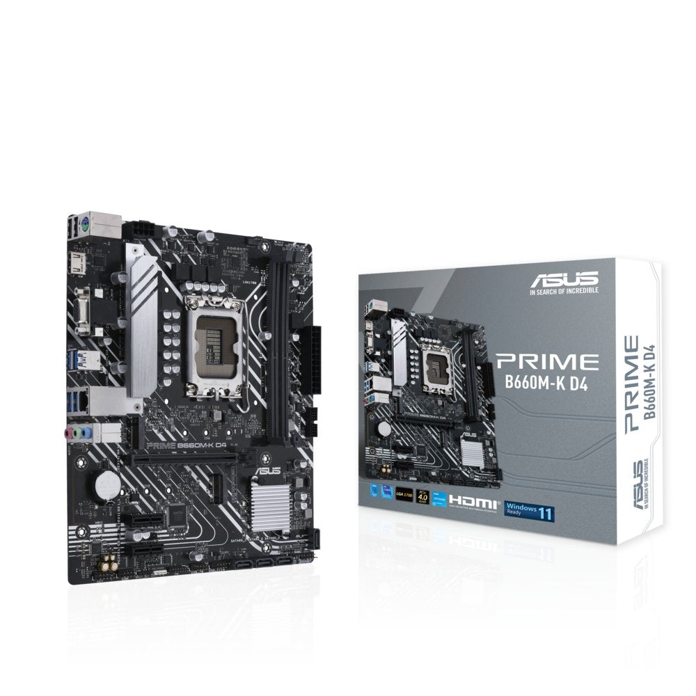 ASUS PRIME B660M-K D4 | Socket LGA 1700 | Intel B660 | 2xDDR4 | ATX | Moederbord - Matmuis - Matmuis