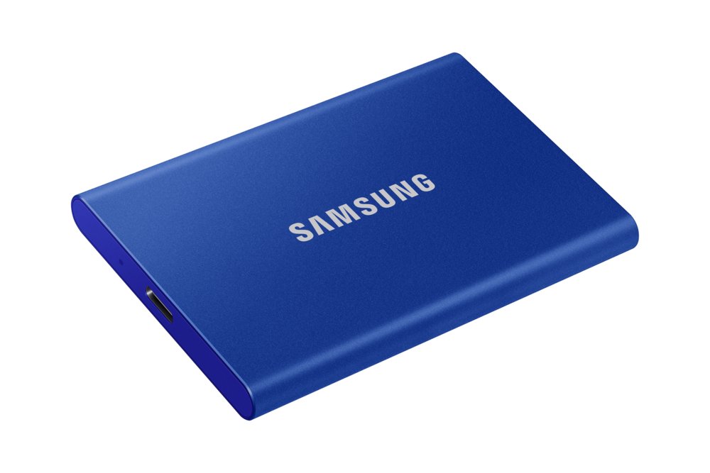 Samsung T7 | Externe SSD | 1TB | USB 3.2 Gen2 | 1.050MB/s Lezen | 1.000MB/s Schrijven | Blauw - Matmuis - Matmuis