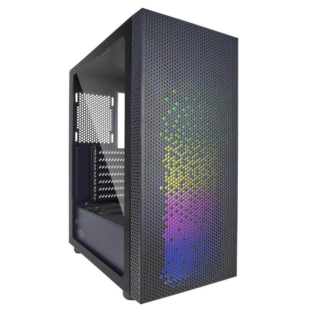 Azza Celesta RGB | Midi Tower Case | Zwart - Matmuis